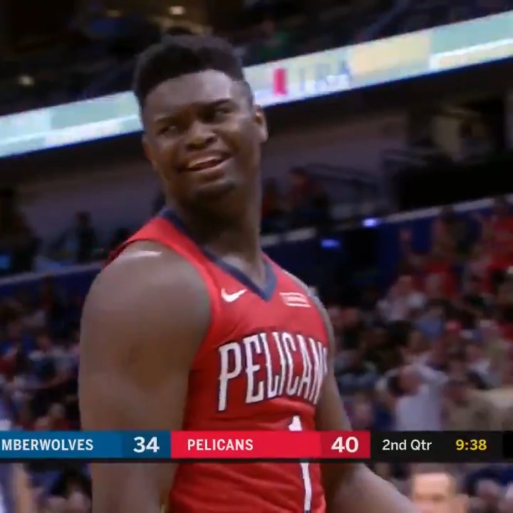 Showcasing Zion Williamson's incredibly quick 2nd jump on the offensive glass... also known as, the "Z-Bound"!
Zion and the @PelicansNBA visit the Clippers tonight at 10pm/et on ESPN https://t.co/Bzf5gWV696