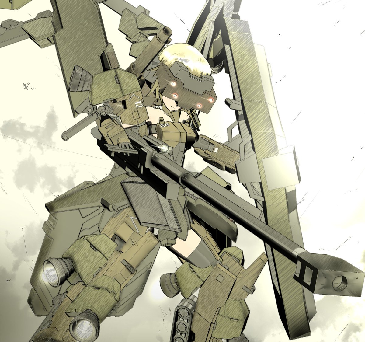 フレームアームズ ガール 轟雷 Rgm様 ぬる 四等兵 工口マンガ島在住５３０日目 蔑み 2 のイラスト