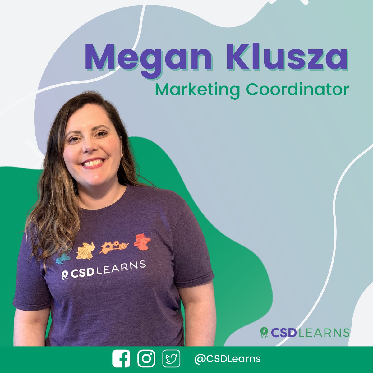 CSDlearns's tweet photo. Ever wonder who’s behind all of #CSDLearns’ marketing efforts? Meet Megan Klusza, our marketing coordinator. She creates plans for releasing our resources to the public and organizes the online events we host! Megan currently resides in Frederick, MD. https://t.co/BfwSIL0uOM