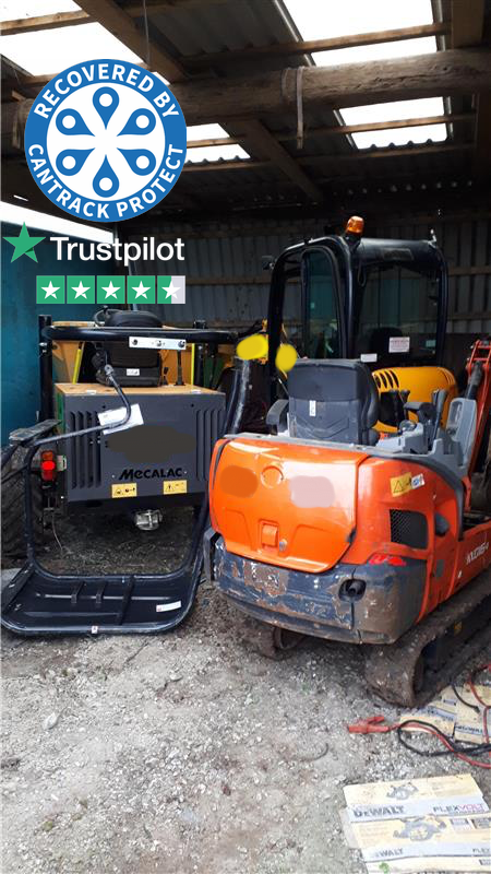 A customers stolen excavator was out of comms for 3 days, when it went live our Investigator found an Aladdins cave of other machines all stolen recently. Big thanks to Humberside Police for their assistance.
Find out more at cantrack.com 
#protectwhatsimportant”