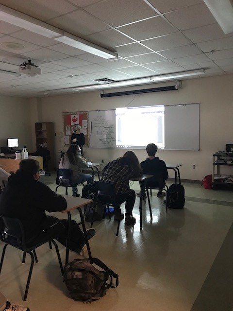 SAERC_Official's tweet photo. Exams are coming and our SAERC Saints are getting ready! Mrs. Matheson shared some tips with all our Grade 9 students. #study #prepare https://t.co/CYrEWO4KmP