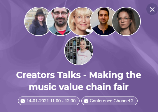 Creators_ECSA's tweet photo. 📢Join us tomorrow at 11:00 ! ECSA is presenting the #CreatorsTalks at @esns, calling for an open debate on how to make the music value chain fair (Channel 2) with @aafkeromeijn @ChrisUnLimited @arrienmolema @gerhatton
Info & registration 🔜https://t.co/WBzQKT1ze9 https://t.co/1rqMOYjUVd