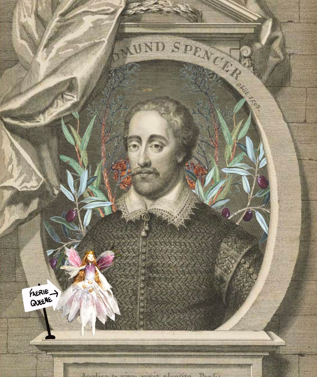 BotanicalShax's tweet photo. Edmund Spenser, author of The Shepheard's Calendar and The Faerie Queene, died about age 46 #OTD in 1599 & was buried in Westminster Abbey's Poet's Corner.
#OnThisDay #history #EdmundSpenser #PoetsCorner #WestminsterAbbey #RIP #memorialized #faeriequeene #faerie https://t.co/4j7rVUn3nY