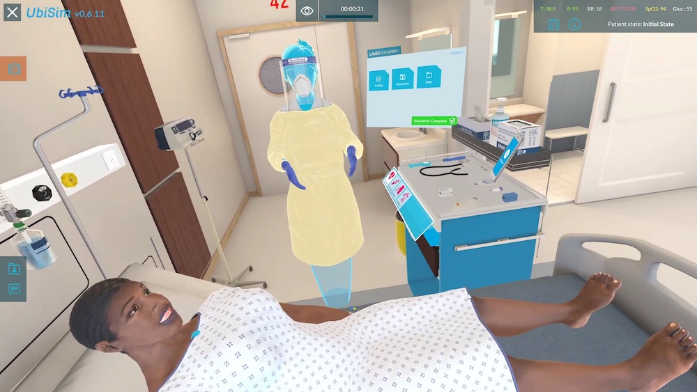 HealthySim's tweet photo. @UbisimVR made our Top 50 #HealthcareSimulation Articles of 2020! Learn about the company's customizable authoring tool that creates meaningful #VRsimulations for nursing students! https://t.co/QE3ls8pg5n https://t.co/I7Yi1bCD2M