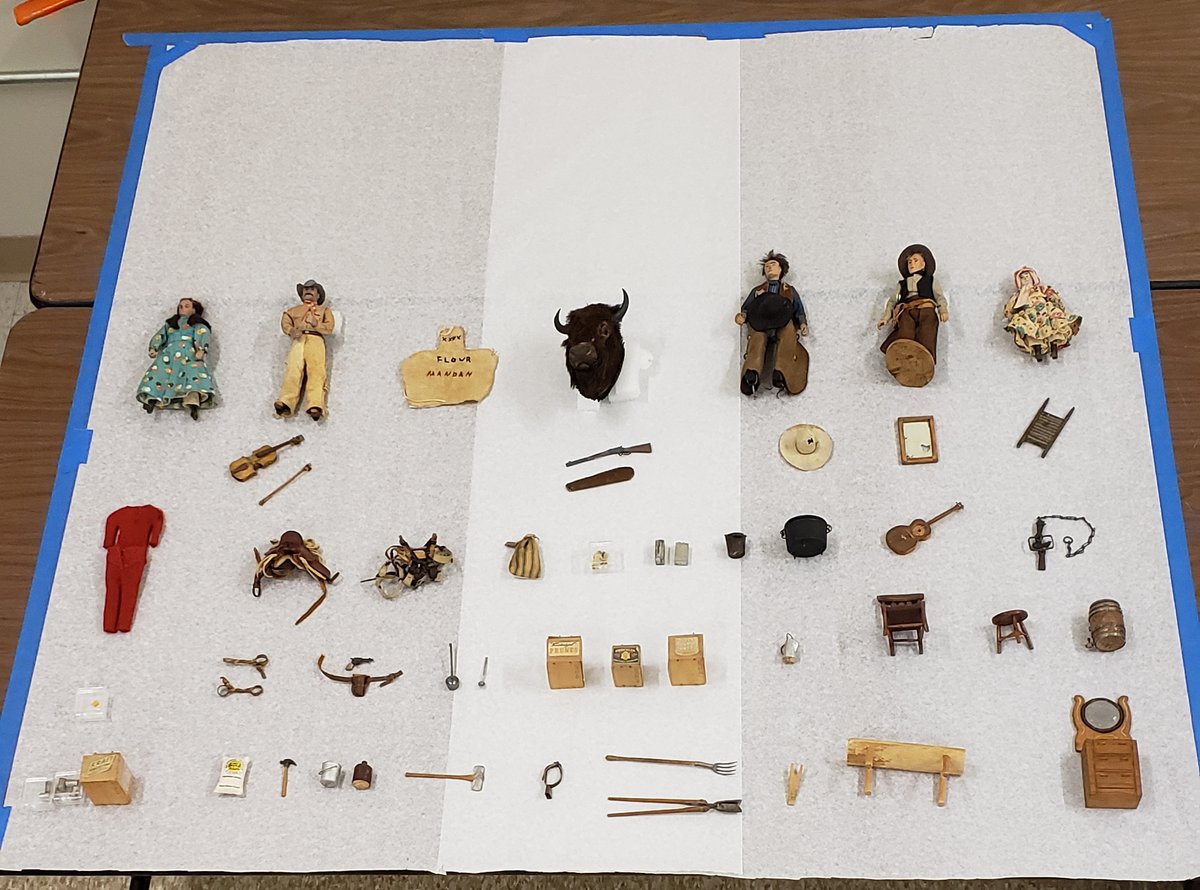 Our exhibit team is very high tech when it comes to gallery layout. Our curation team is more about the low tech/no tech approach. Either way, our new exhibit it moving right along! #museumexhibit #exhibitdesign #comingsoon