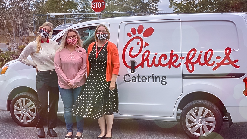 K9 Partners for Patriots appreciates @chickfilaspringhill. Thank you for lunch! What a nice surprise!