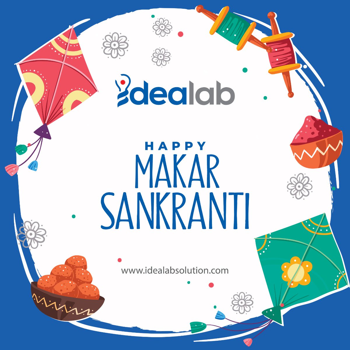 idealabsolution's tweet photo. Idealab wishes you a Happy Makarsankranti. 

#makarsankranti2021 #kites #happymakarsankranti
 #idealab #idealabsolution https://t.co/mOANp7egim