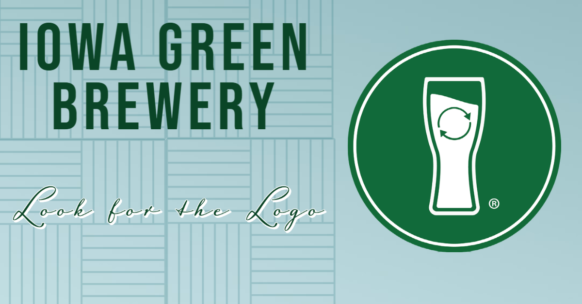 Across Iowa there are breweries that have been certified by the IWRC for their sustainability efforts. Look for our logo while at local breweries &amp; share your photos with us using the hashtag #lookforthelogo. For a complete list of breweries click here iwrc.uni.edu/environmental-…