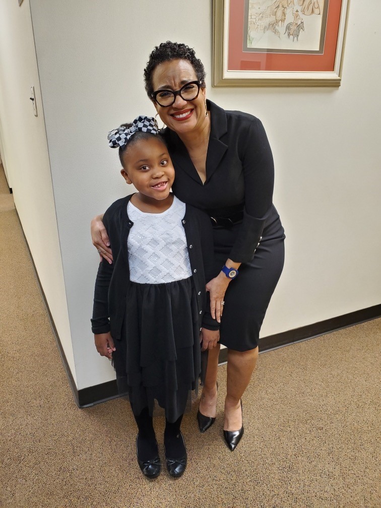 StaffordMSD's tweet image. This month #SMSDBoard Secretary Alicia Lacy-Castille celebrates her birthday! She has been a tremendous advocate for education for nearly 30 years including the formation of our College &amp;amp; Career Center. Her proudest accomplishment is her daughter, a beautifully-spirited Spartan!