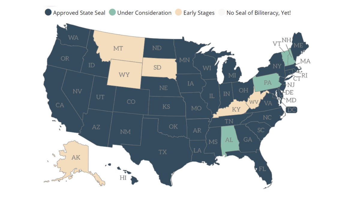 "For the first time ever, all 50 states and the District of Columbia have or are working towards establishing a state <a href="/BiliteracySeal/">Seal of Biliteracy</a>."

Read the full 2020 National Seal of Biliteracy Report: caltog.co/38Djt4c