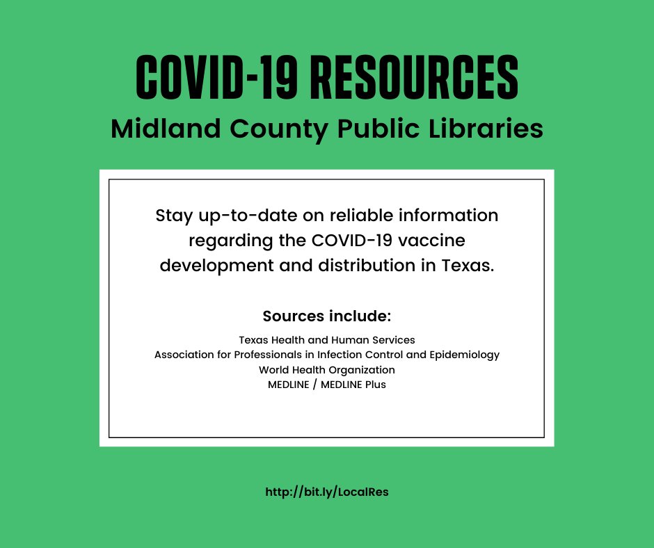 Staying up-to-date on COVID-19 and the vaccine process? We've updated our Local Resources page with links to some great articles on how to steer clear of sensation and stick to the right information. 

Click the link to take a look: bit.ly/LocalRes