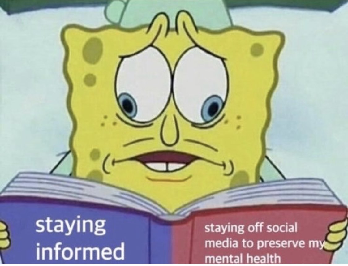 When you wanna stay informed but also know it’s bad for you