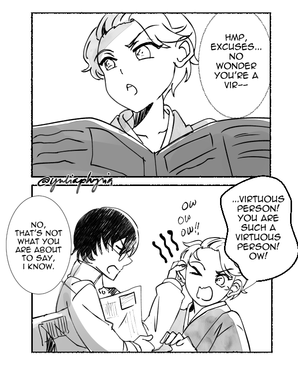 yuliaphyria's tweet photo. I did it LOOOL I can't sleep so yeah-- XDD
I like how Mangasuke is a bit strict so I made something hahaha~
#啄木鳥探偵處 #kitsutsukitanteidokoro #kttk https://t.co/VzQ4k9ZhU8