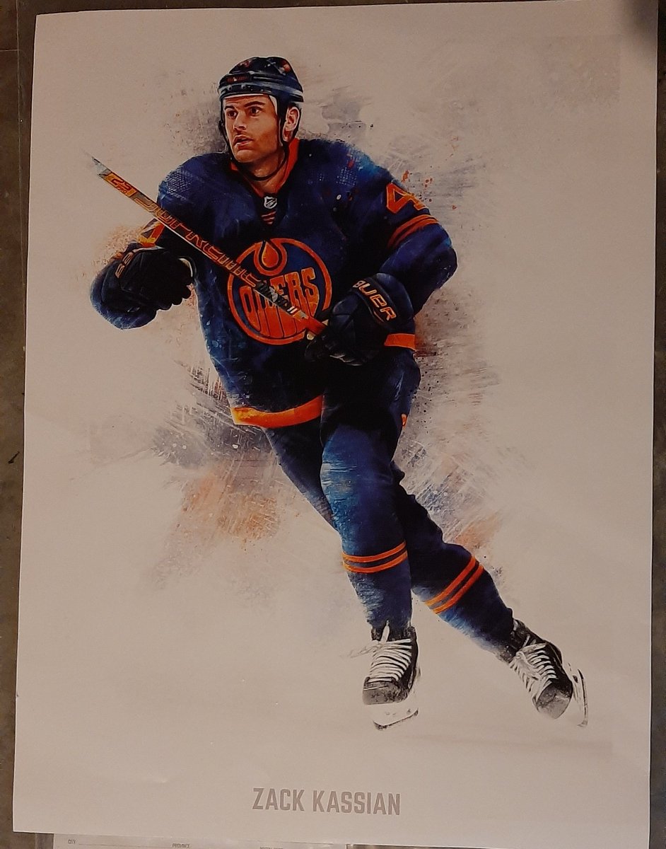 primeyegre's tweet image. #oilers gameday GIVEAWAY! This Zack Kassian litho can be yours. Just make sure to like, RT and comment for extra entries between now and puck drop tonight. Draw will be during 1st intermission. #yeg and surrounding areas only. #oilersnation #yeg #LetsGoOilers