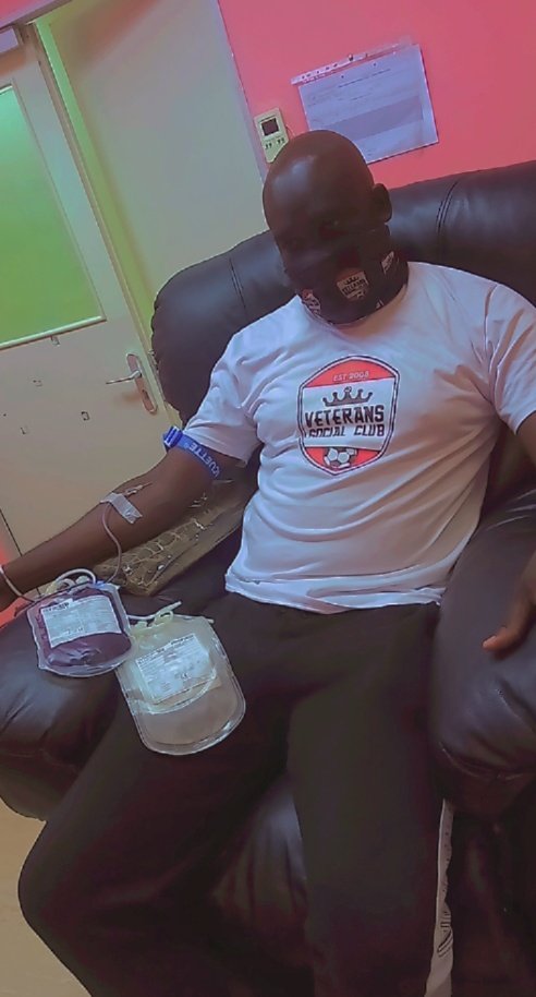 baddanification's tweet photo. Civic duty was performed today, went and repped @veteransSC_BW  please go out and donate blood and save a life! https://t.co/73W47uUv7J