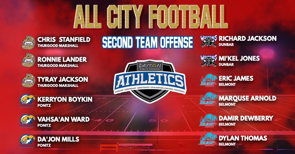 DPS_Athletics's tweet photo. Congratulations to all our football players who were selected for their excellent seasons! #DPSNation 🏈 https://t.co/qcZRXbuw46