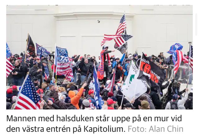 6) After viewing film of the event, Sweden's Dagens Nyheter newspaper revealed that the man was seen among in the group that had pulled a police officer out of the building and brutally beaten him. Let's get back to the scarf.