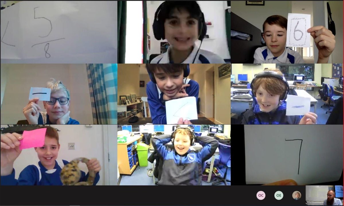 solefieldschool's tweet image. Year 5 made fractions online #livevirtualclasses #nothingstopsourlearning #maths #solefield #sevenoaks