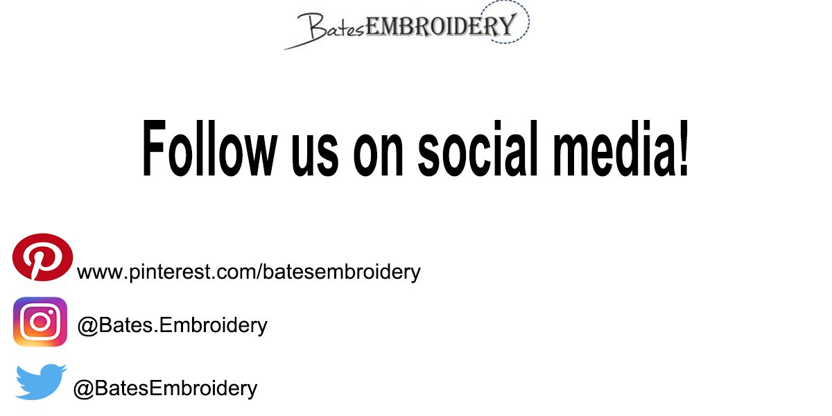 BatesEmbroidery's tweet photo. Make sure you're following us across social media platforms to always see what we're up to! 

#embroidery  #monogramming #custom #shopsmall https://t.co/g5Uja5Q7Tl