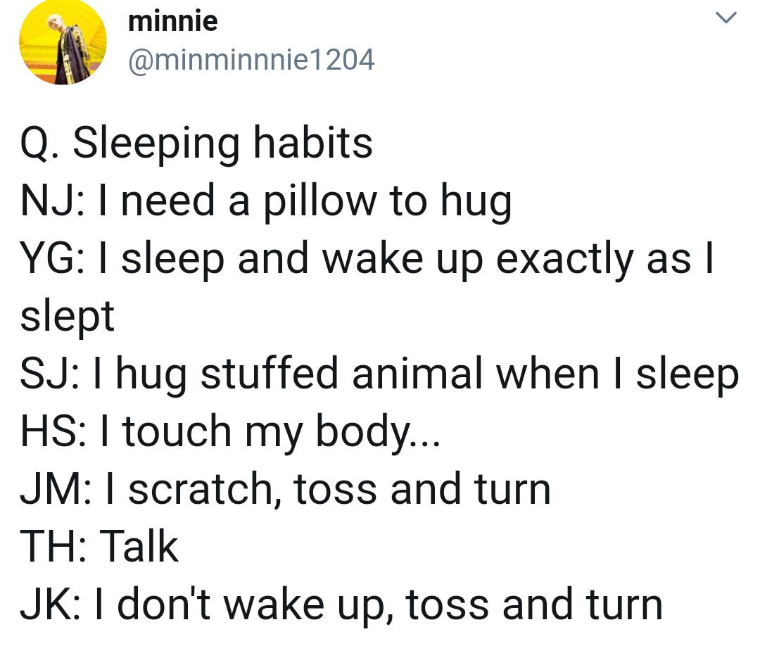 same fav food, fav weather, sleeping habits and favourite number?