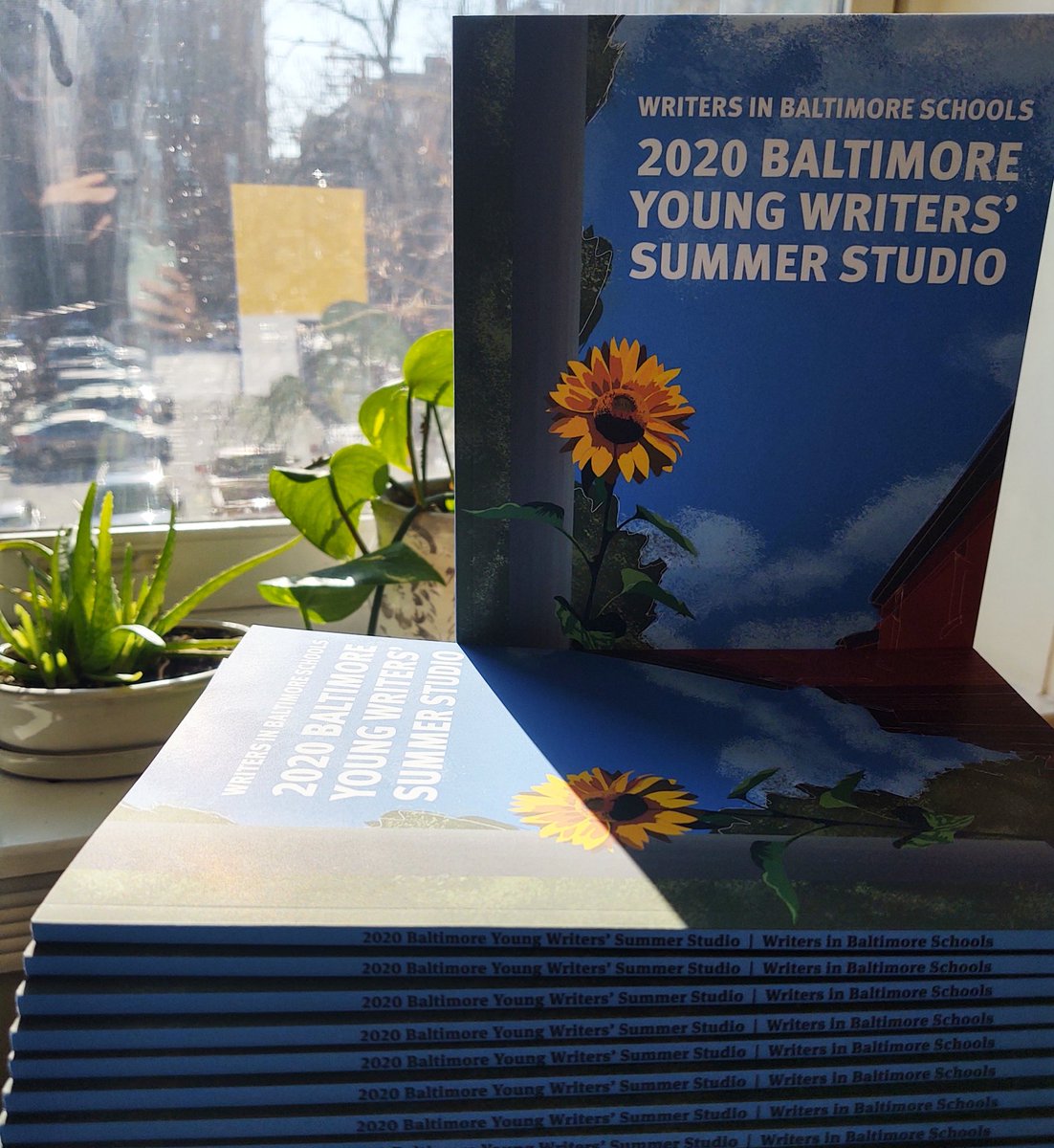 WritersinBMore's tweet photo. Our Writers' Studio anthology is here! We're excited to share the stories and poems that our young writers poured their hearts into at our first virtual Studio in August 2020. Friends of WBS, watch for your copies in the mail! https://t.co/mksxH4AaSG