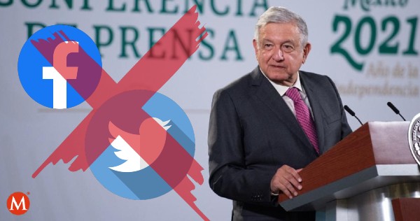 Milenio's tweet photo. #AMLO propone crear su propia red social nacional para evitar censura como en #EU https://t.co/NnUOZiDdPN https://t.co/N4afqIGEsB