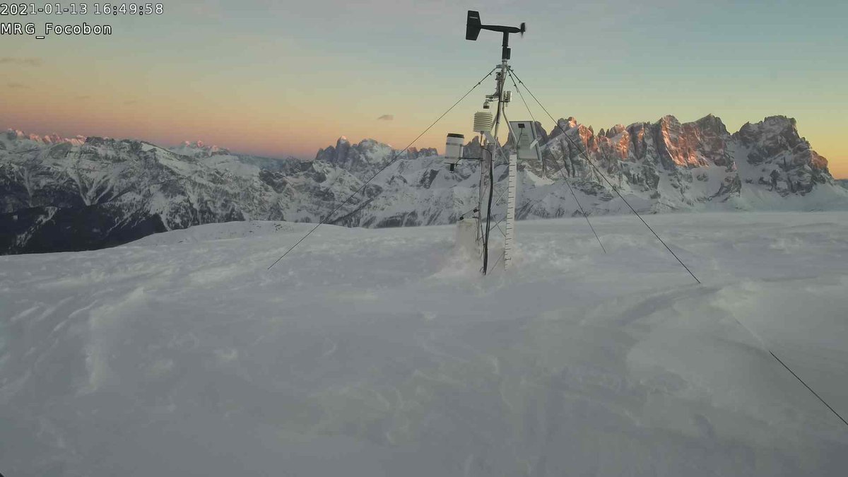 Il tramonto di oggi #inalto #belluno #italy #dolomites #colmargherita #alps #sanpellegrino <a href="/cnrisp/">CNR ISP</a>