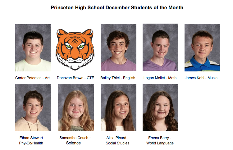 Isd 477 On Twitter Rt Princetonhs Congratulations To Our December Students Of The Month This Month S Video Can Be Found Under Latest News On The District And High School Webpages 477princetonproud Https T Co 0o1evi7kif