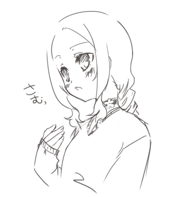 風先輩の髪をいじってみるの巻。 