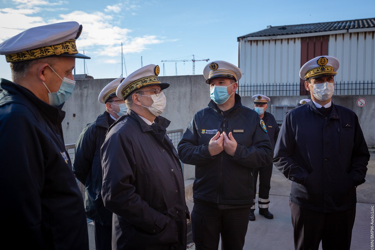 MarinsPompiers's tweet photo. [ Visite officielle⚓️]
Ce-jour, le VAE Xavier Baudouard, #ALFAN, a rendu visite au #BMPM. 
À l'ordre du jour : #innovations, #capinav, #cossim et #opérations. https://t.co/tktSuWxPr2