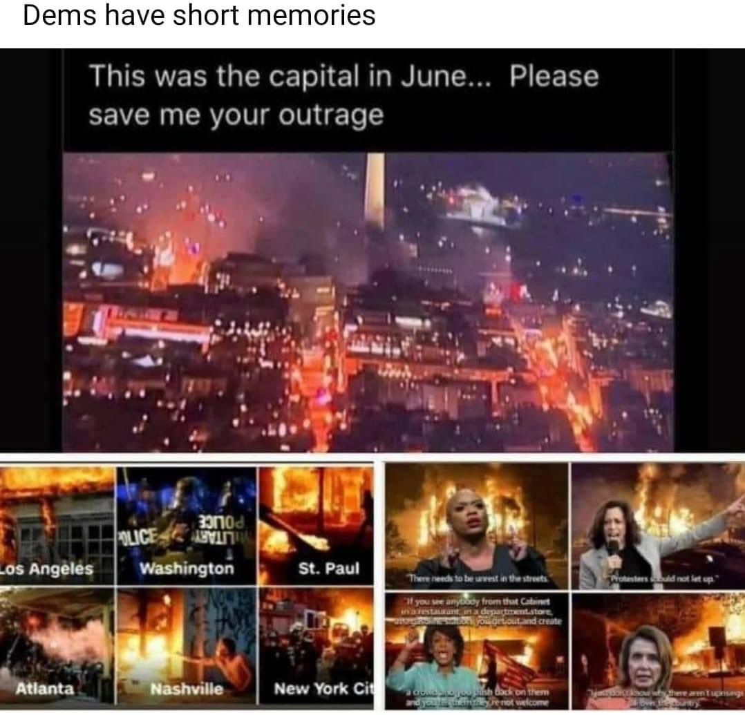 Remember this summer's riots in major cities across the country when groups of Democrats marched in the streets, set buildings on fire, looted businesses, assaulted and even killed bystanders and police? We were told, "These are mostly peaceful protests."