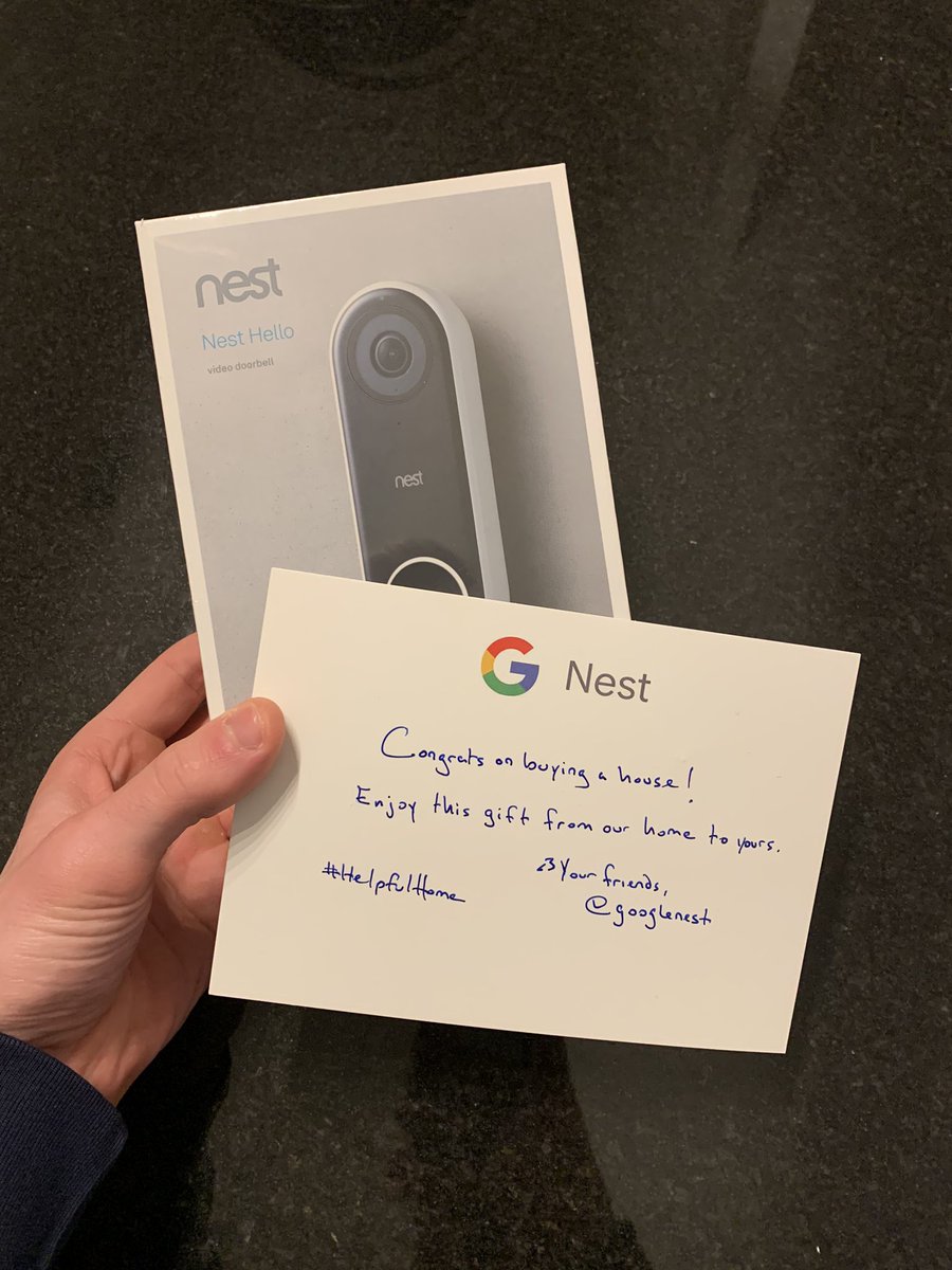 clancasterr's tweet photo. Thanks @googlenest for the housewarming gift! #helpfulhome https://t.co/rIec5GlCTf
