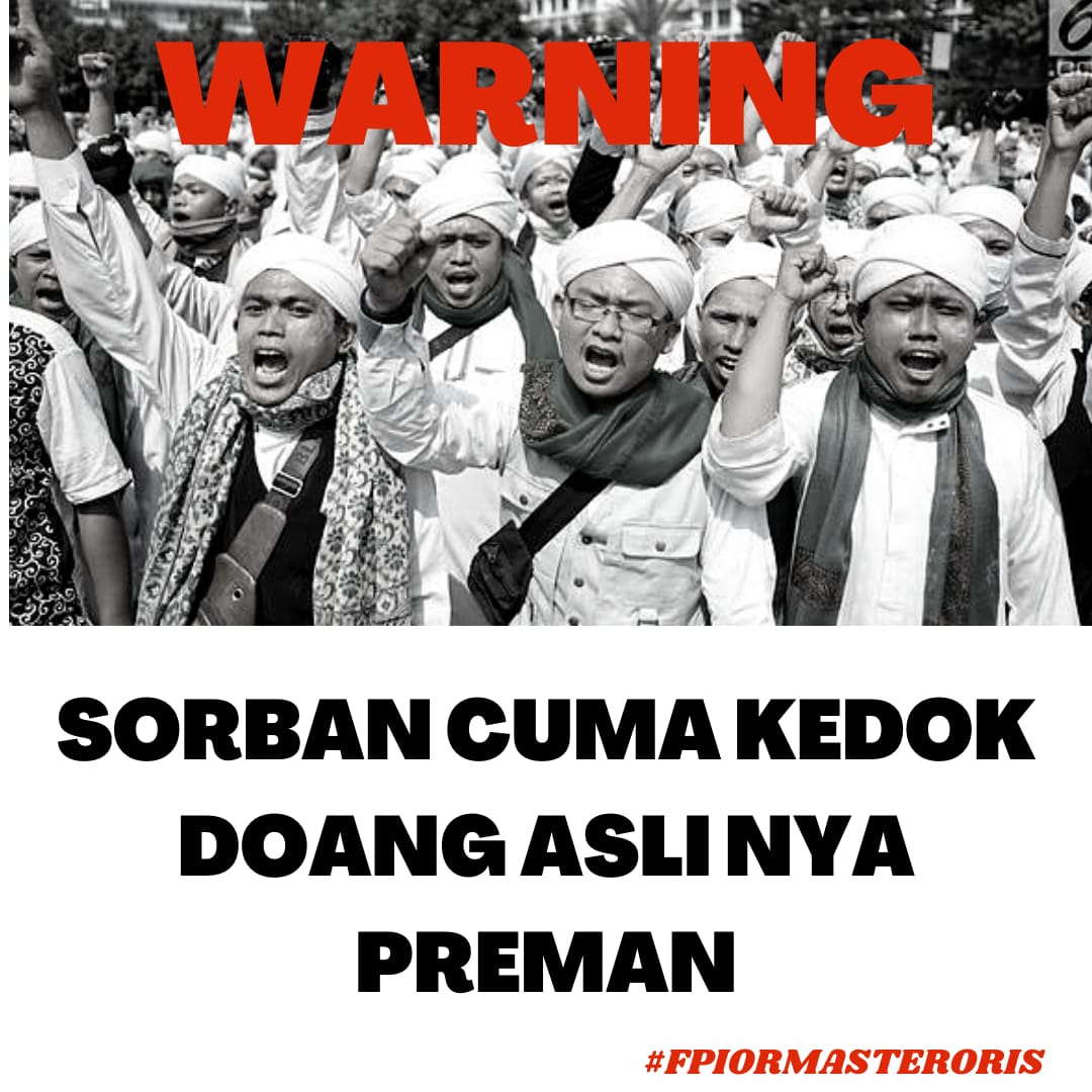 SantikaVeliz's tweet photo. HRS Preman Petamburan Yang Mengaku Imam Besar https://t.co/vQ7tfvWjPX