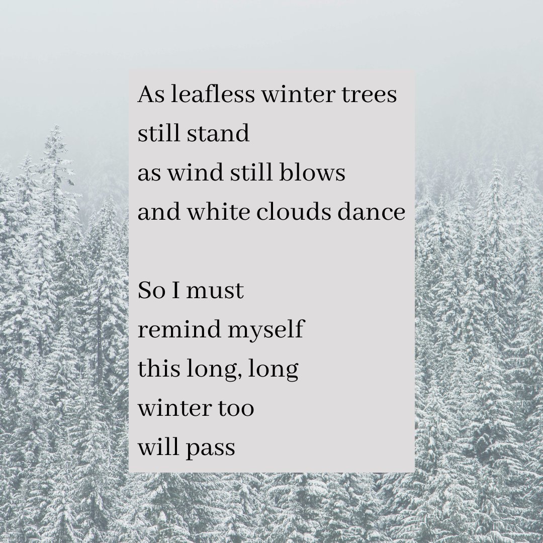 umichPCAP's tweet photo. #CreativeWritingWednesday is a mood for Michigan winter. Who else can relate to "Still Standing" by Patrick Kinney?
#winter #cold #snow #gray #michigan #seasons #poetry #writing https://t.co/wku8jftL7e