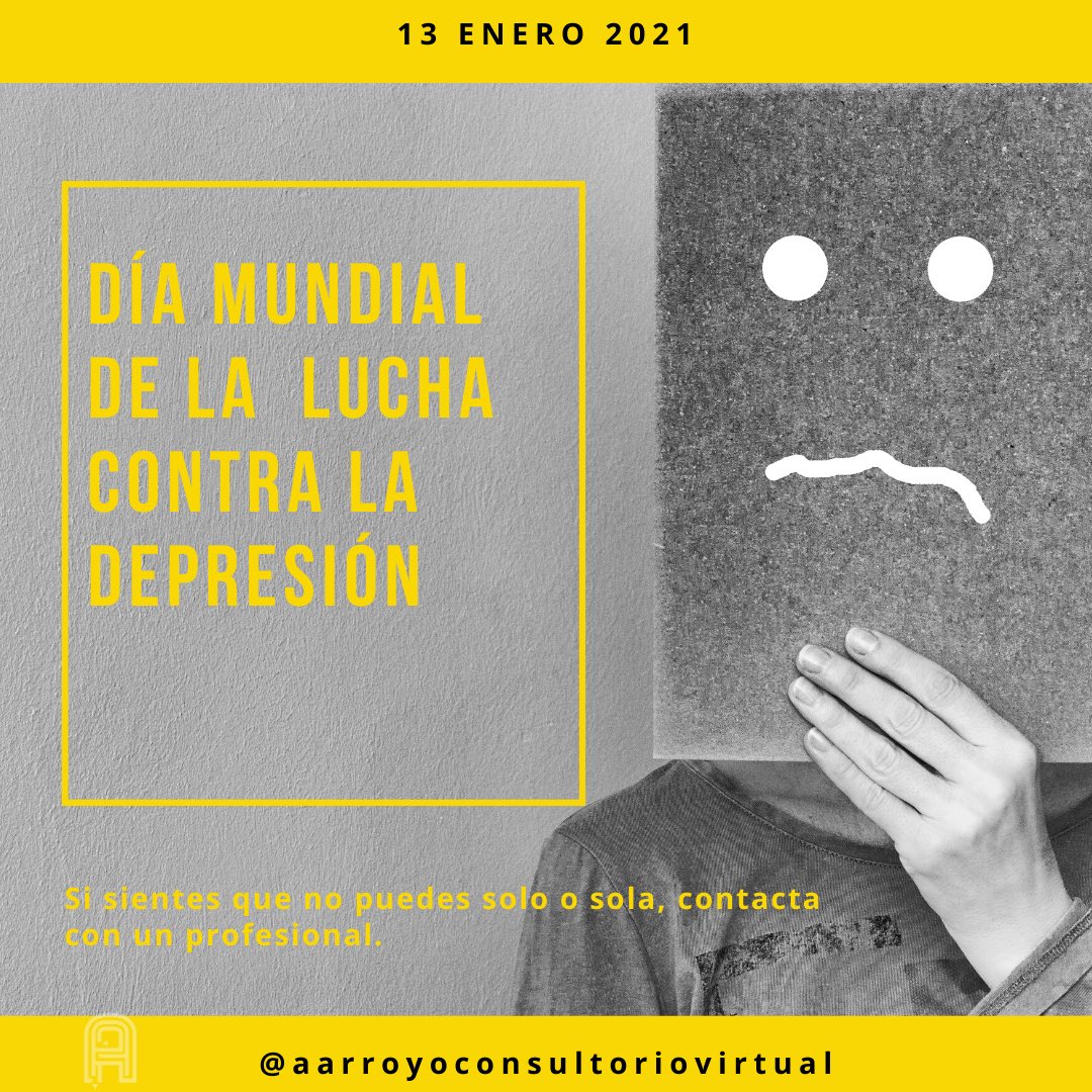 aarroyocvirtual's tweet photo. #Depresion #diamundialdelaluchacontraladepresion #psicología #psicóloga https://t.co/vdgKksrRXK