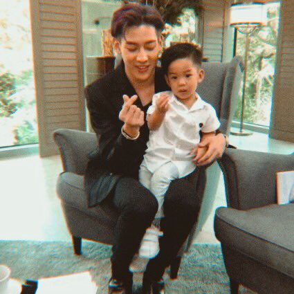 bambam with kids is the most precious thing ever