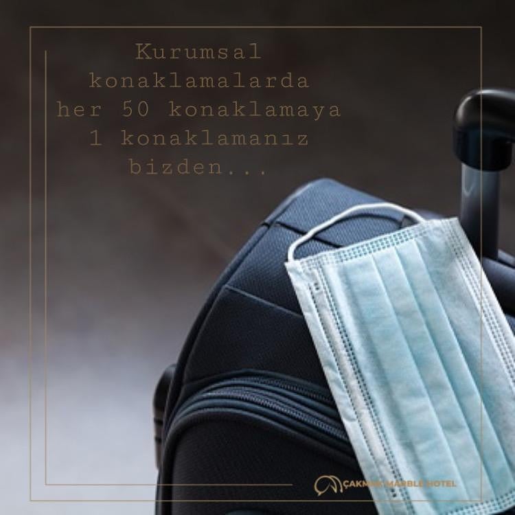 HotelMcg's tweet photo. Kurumsal Konaklamalarınızda Yıl İçerisinde Her 50 Konaklamanıza 1 Konaklama da Bizden. 
.
.
.
In Your Corporate Accommodations, 1 Accommodation Is From Us For Every 50 Stays In A Year.

#Business #Hotel #MeetingHall #Booking #Safe #Gurme #Turkey
#Afyonkarahisar
#CakmakMarbleHotel https://t.co/Mh1YXzWM9z