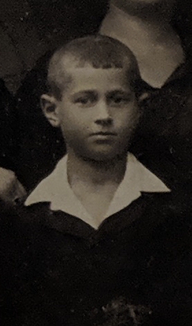 This boy was murdered at Camp Auschwitz.