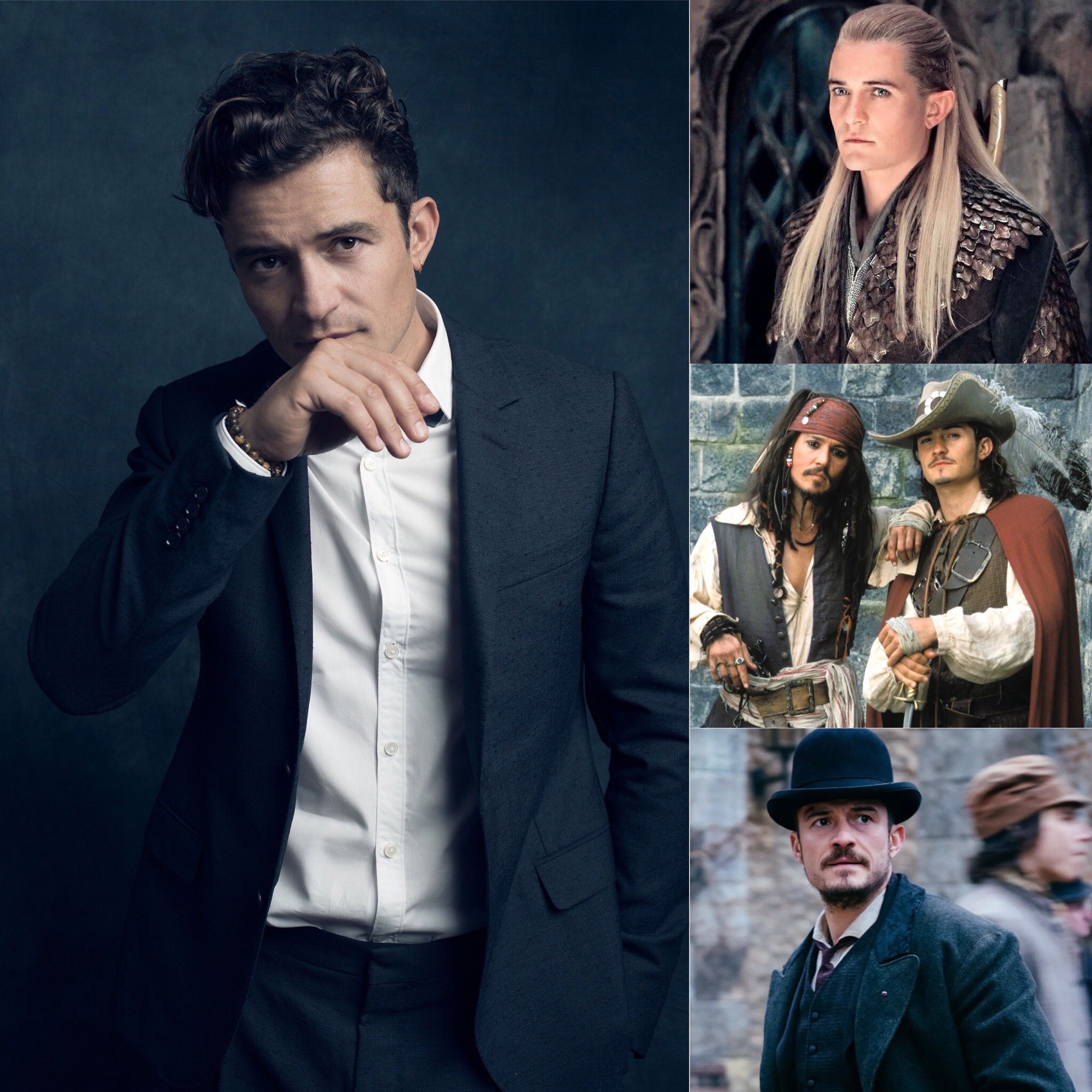 Happy birthday to English actor Orlando Bloom, born January 13, 1977. 