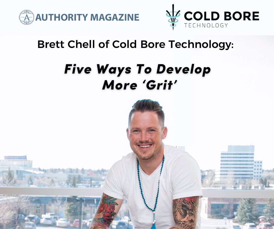 ColdBoreTech's tweet image. Brett Chell, CEO &amp;amp; President of Cold Bore Technology recently spoke with Authority Magazine on 'Five Ways To Develop More 'Grit'. ⠀Brett talks about what it has been like to build Cold Bore into the company it is today and what drives him!⠀
bit.ly/3oTwxZ3 #coldboretech