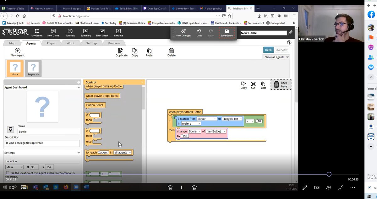 umargproject's tweet photo. Our UMARG scenarios are almost ready and teachers from all partner countries can start the development of AR games. CARDET organised a short online workshop for teachers on how to use Taleblazer for the development of the games. #umargproject https://t.co/FK8Q1durXg