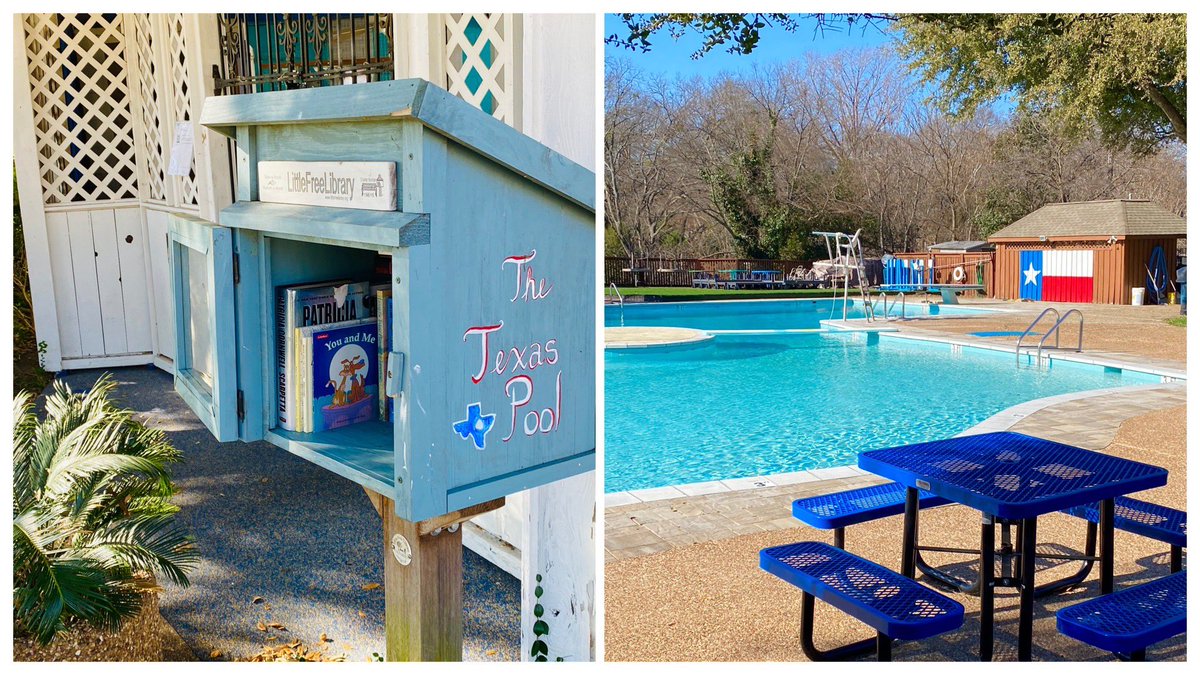 texaspoolplano's tweet photo. Our #FreeLittleLibrary could use a few donations if you have books at home that you no longer read. Stop by the #TexasPool today. It’s a beautiful day and your next good book awaits! 📚 https://t.co/XpdiTzJF54