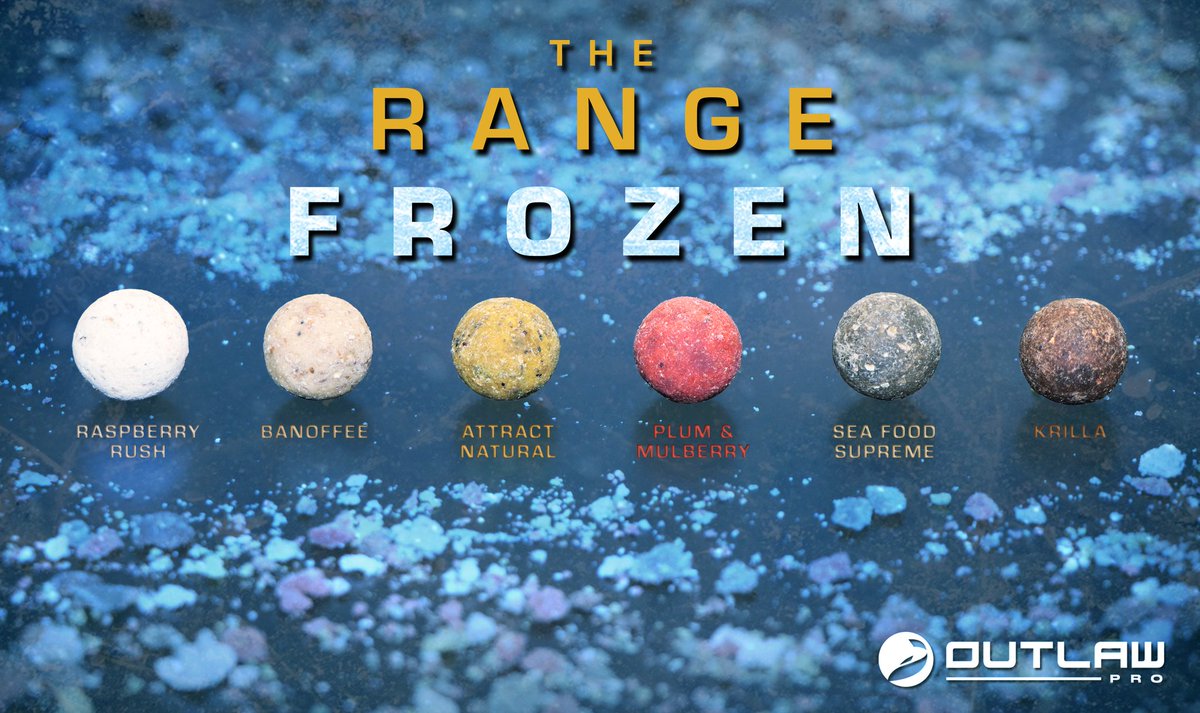 🥶The Range just got frosty🥶 

❄️You wanted it, so we froze it❄️ 

👌Rolled fresh and available in 12mm, 15mm and 18mm - 1kg or 5kg bags

bit.ly/TheRangeFrozen…
bit.ly/Frozenboiliebu…

Tight lines and full freezers.

Outlaw Pro