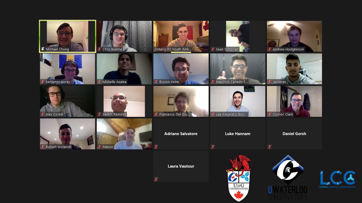 ConservativesUw's tweet photo. Thank you to everyone who joined us for our Q&amp;A last night, and a special thanks to @MichaelChongMP for taking all of our questions!
 
As always, it’s a pleasure to host events with our friends at @guelphcons and @WLUConservative. https://t.co/ZXBz8xnmYw