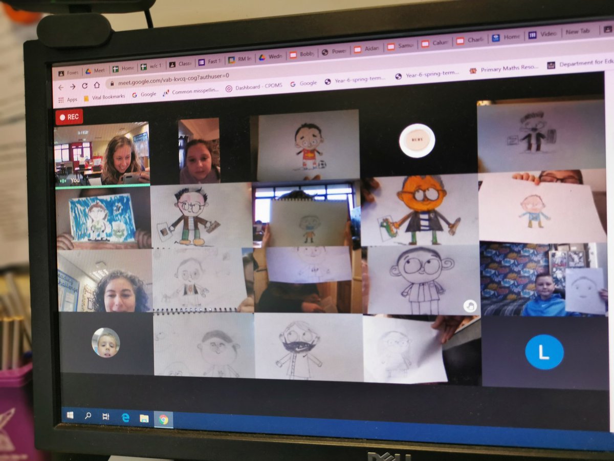 BG_Foxes's tweet photo. We were SO impressed to see these @RobBiddulph self portraits on our Class Meet today- amazing personalisation while all being in Rob's style! #FoxesAllStars #thrivewithhope https://t.co/ySHmNyM67v