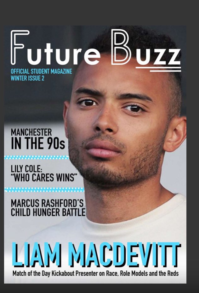FSkillsCreative's tweet image. Bored in Lockdown? 
Then check out the latest edition of Future Buzz - Student Magazine 👇👇👇
issuu.com/salfordcc/docs…
Featuring @CBBC #MOTD #kickabout host @Liam_macdevitt as our coverstar
Liam chatted to students about @PaulInce and @REGYATES  being his big inspirations 🤩⚽️🎥
