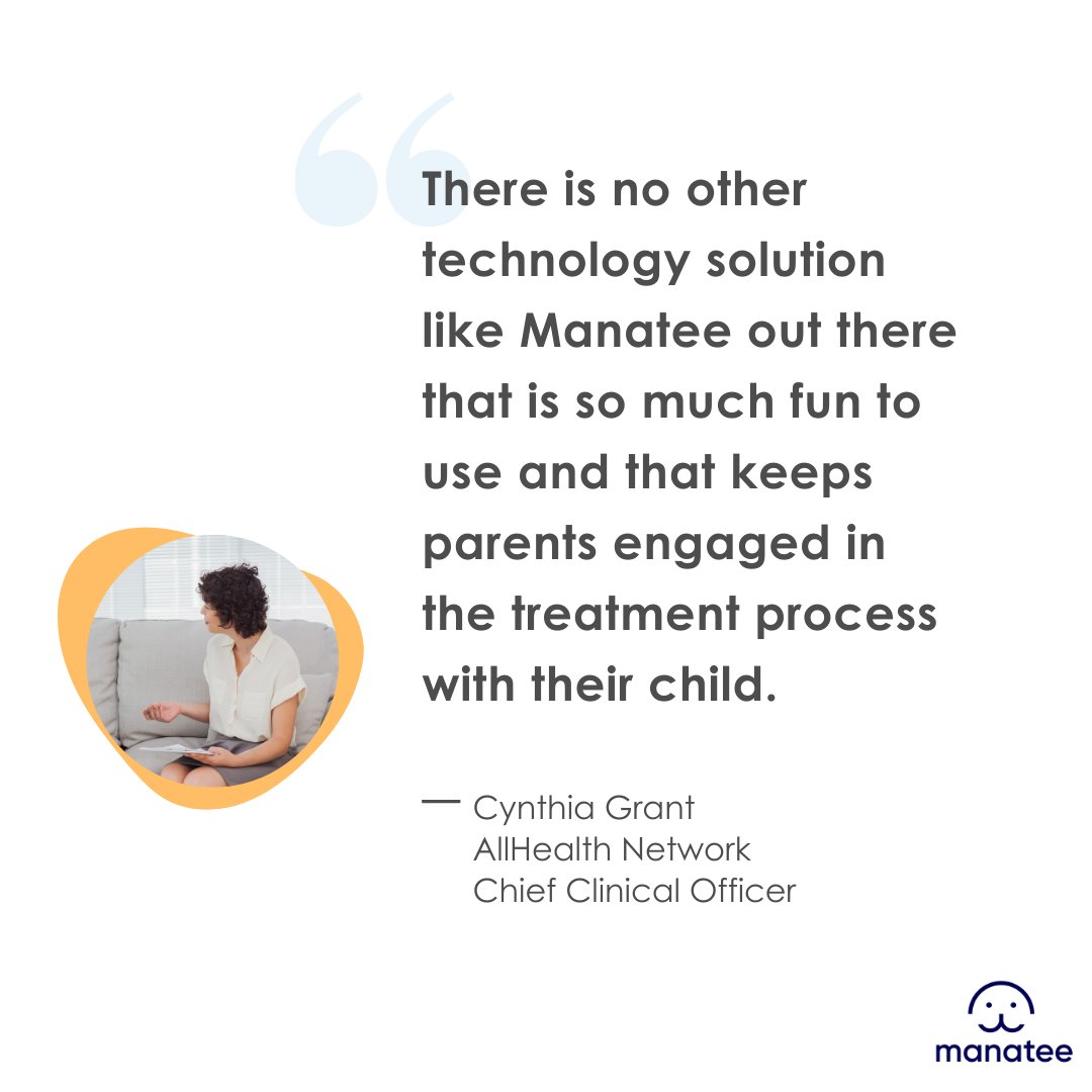 getmanatee's tweet photo. Love to hear it! π
Bridging the gap between families and therapists and making therapy engaging for everyone involved is what Manatee aims to do, and making a difference in peopleβs lives drives that passion even more!
#ManateeFamily #AlwaysThereWithYou #mentalhealthmatters https://t.co/VZxY94JWTO
