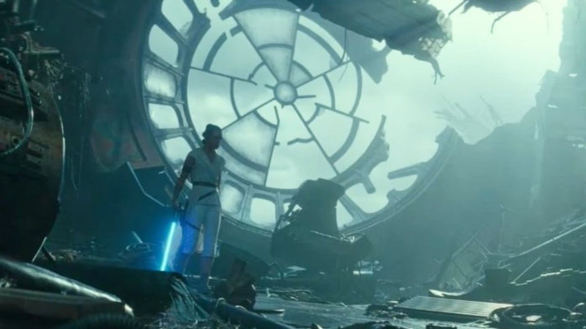 I love the look of the waterlogged Death Star II interior.