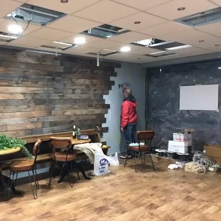 H_SCreative's tweet photo. @PetrichorAyntre owners just wanted to thank you for the opportunity to work on this mural it was a pleasure to work with decent human beings making me feel at home from the start. I appreciated the @crosbycoffeeltd Lattes which you made me and kept me focused through the day. https://t.co/DHwaK8FXVG