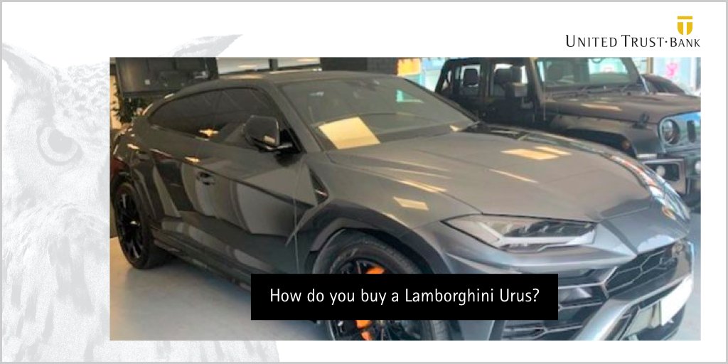 UnitedTrustBank's tweet photo. Great working with @VehicleandAsset on this £175,000 loan towards the purchase of a £195,000 Lamborghini Urus. Our fantastic partners make us who we are! https://t.co/GD3qIyDmKu #financebroker #assetfinance #motorfinance https://t.co/wub9UyziB0